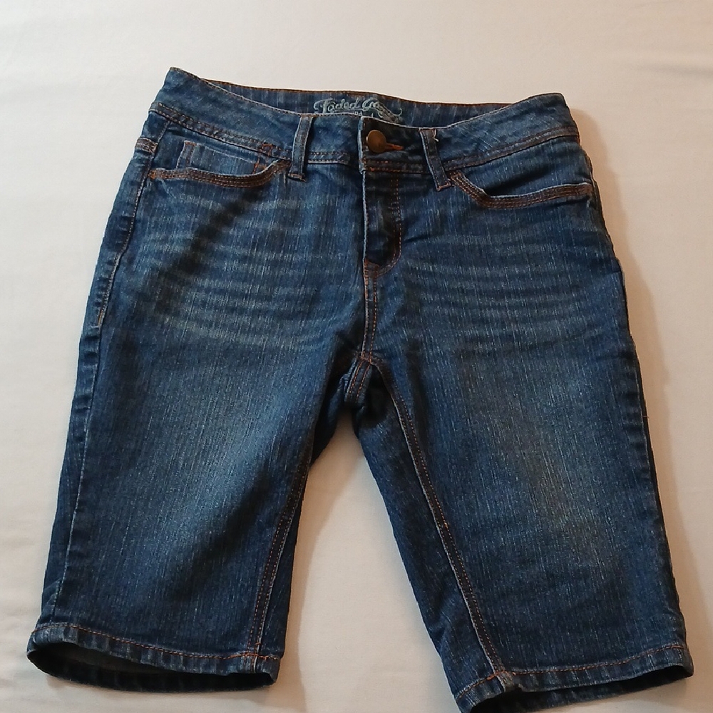 Faded Glory Denim Bermuda Shorts